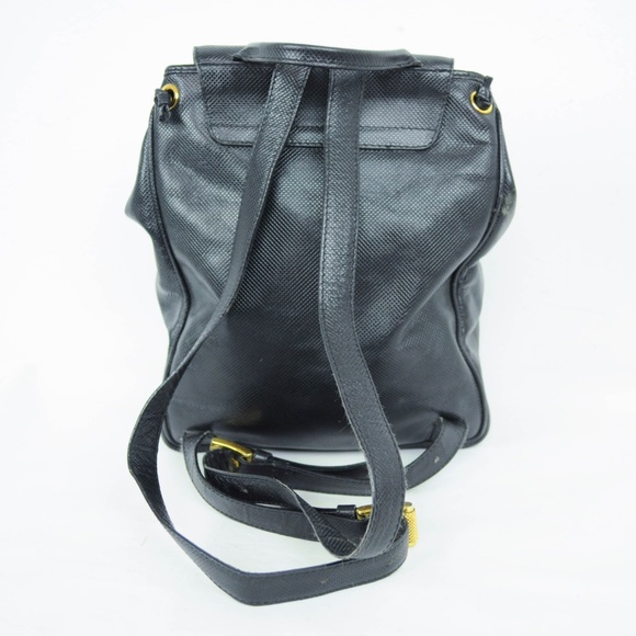 Vintage Bottega Veneta Leather Backpack Drawstring main image 5